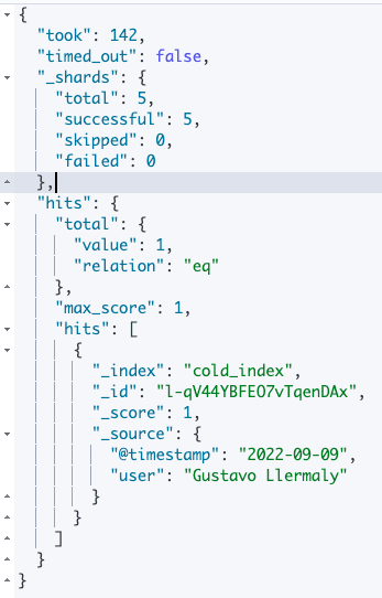 Search like a normal index on OpenSearch UltraWarm.