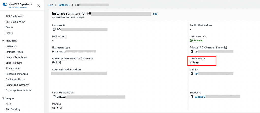 Instance Summary - AWS.