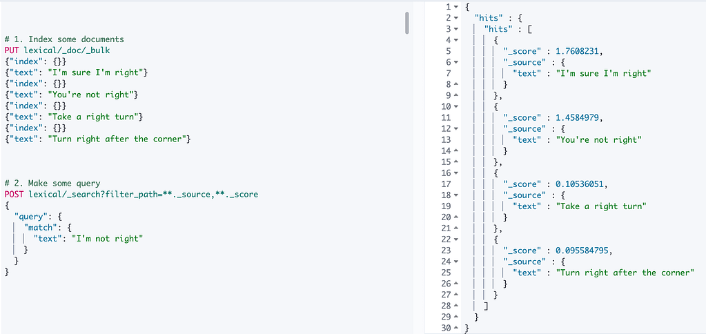 Searching for homographs in OpenSearch.